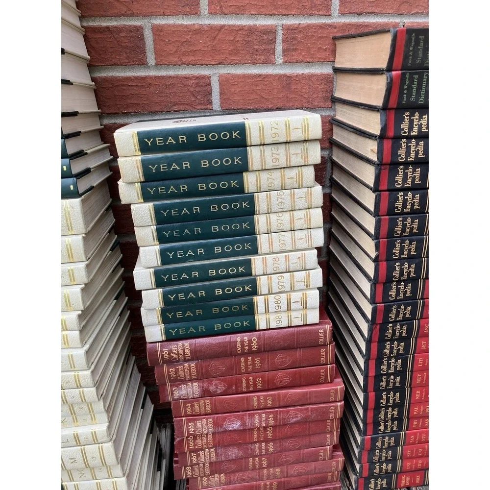 Massive Academia Lot!! VTG World Book Encyclopedia,Collier's Encyclopedia, Etc